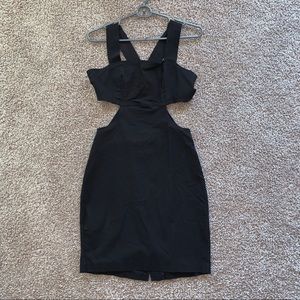 Brand new black cutout dress